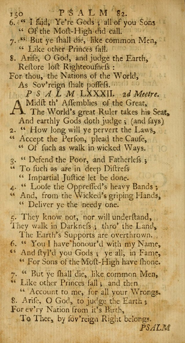 A New Version of the Psalms of David: Fitted to the Tunes Used in the Churches, With Several Hymns Out of the Old, and New, Testament page 159