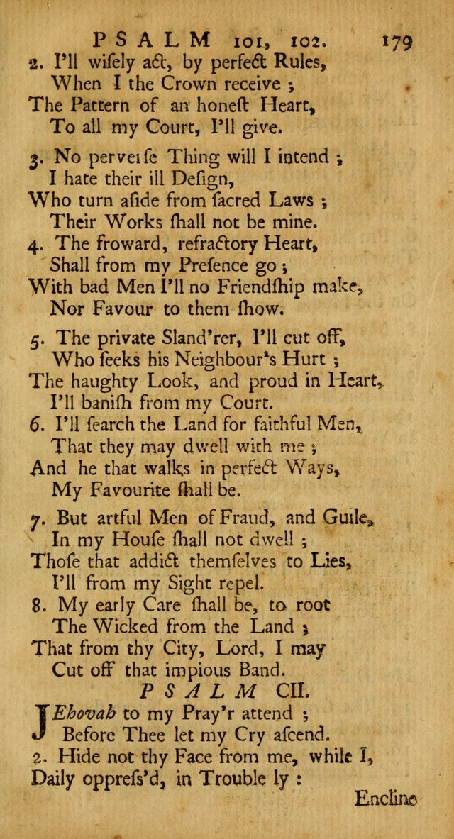 A New Version of the Psalms of David: Fitted to the Tunes Used in the Churches, With Several Hymns Out of the Old, and New, Testament page 188