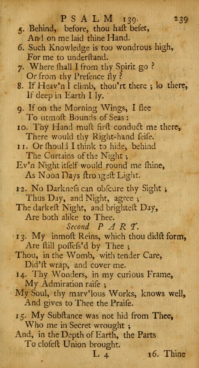 A New Version of the Psalms of David: Fitted to the Tunes Used in the Churches, With Several Hymns Out of the Old, and New, Testament page 250