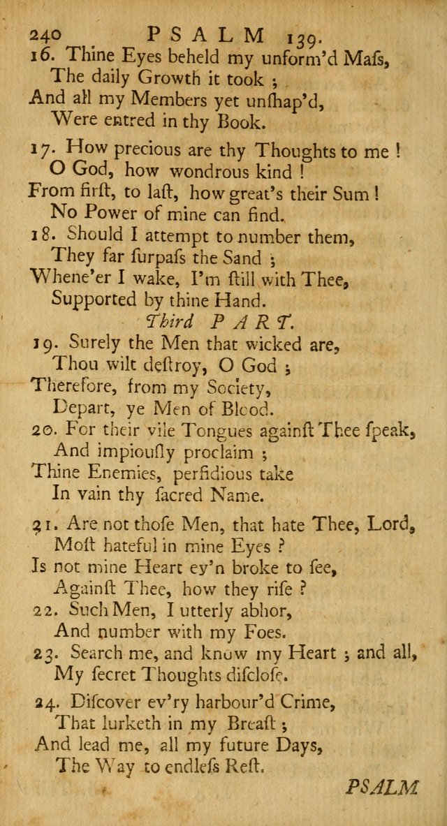 A New Version of the Psalms of David: Fitted to the Tunes Used in the Churches, With Several Hymns Out of the Old, and New, Testament page 251