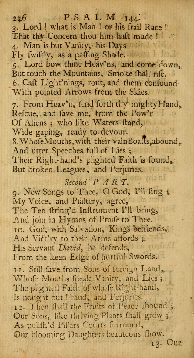 A New Version of the Psalms of David: Fitted to the Tunes Used in the Churches, With Several Hymns Out of the Old, and New, Testament page 257