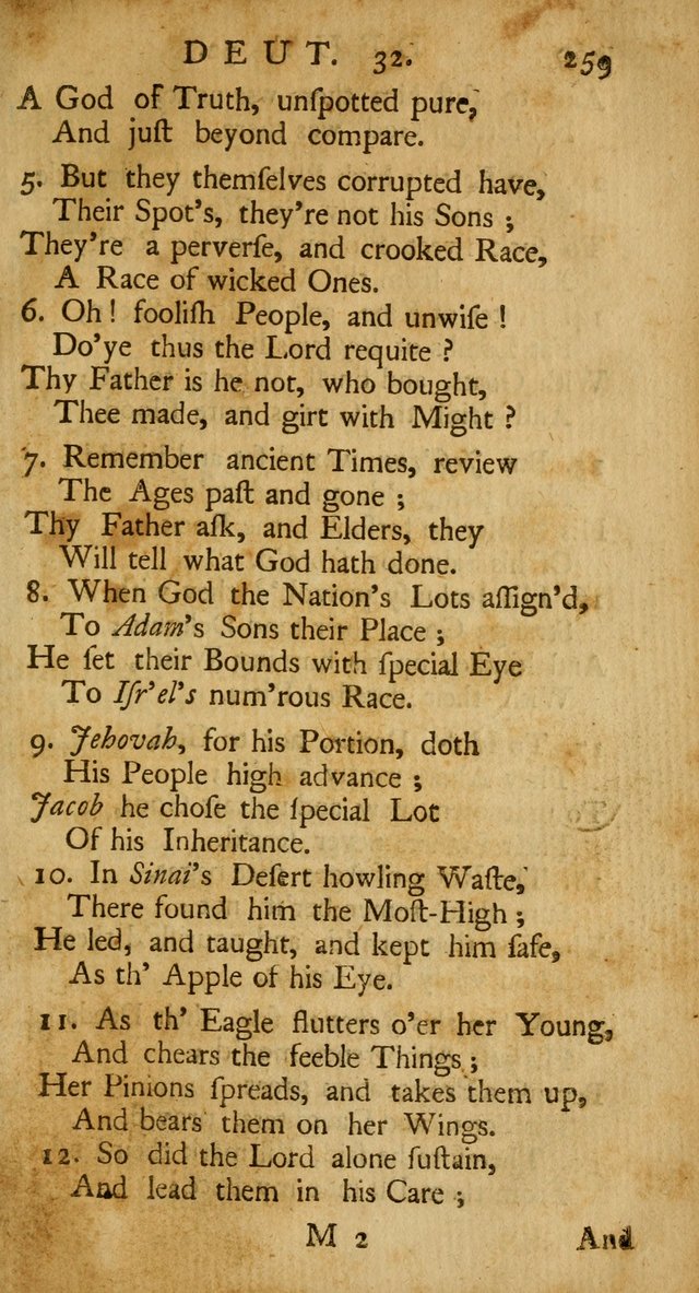 A New Version of the Psalms of David: Fitted to the Tunes Used in the Churches, With Several Hymns Out of the Old, and New, Testament page 270