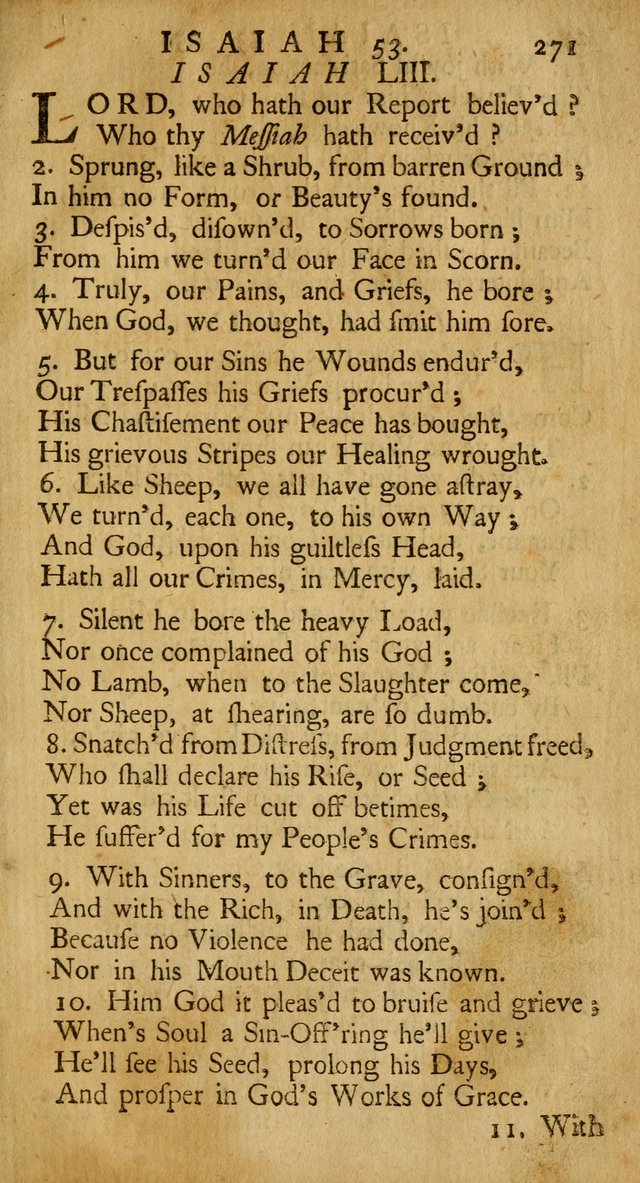 A New Version of the Psalms of David: Fitted to the Tunes Used in the Churches, With Several Hymns Out of the Old, and New, Testament page 282