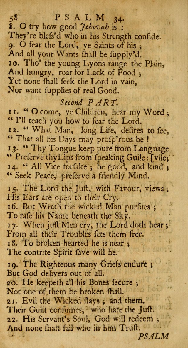 A New Version of the Psalms of David: Fitted to the Tunes Used in the Churches, With Several Hymns Out of the Old, and New, Testament page 67