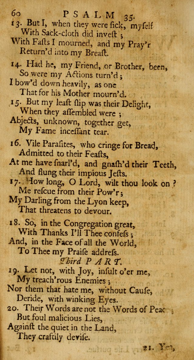 A New Version of the Psalms of David: Fitted to the Tunes Used in the Churches, With Several Hymns Out of the Old, and New, Testament page 69