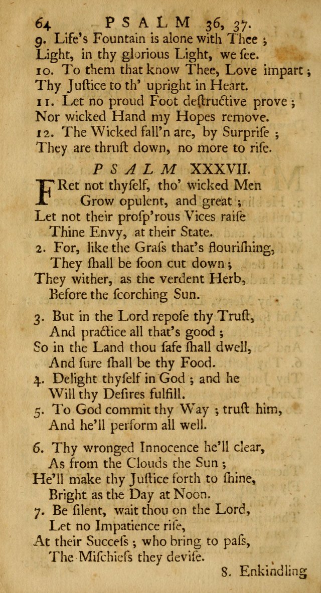 A New Version of the Psalms of David: Fitted to the Tunes Used in the Churches, With Several Hymns Out of the Old, and New, Testament page 73