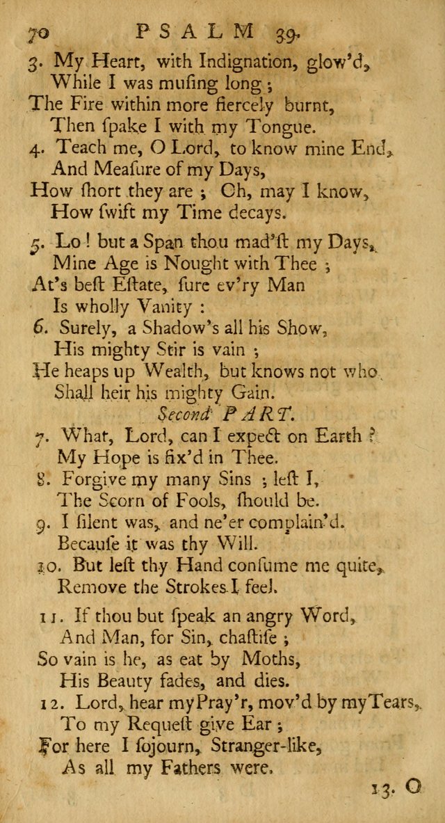 A New Version of the Psalms of David: Fitted to the Tunes Used in the Churches, With Several Hymns Out of the Old, and New, Testament page 79