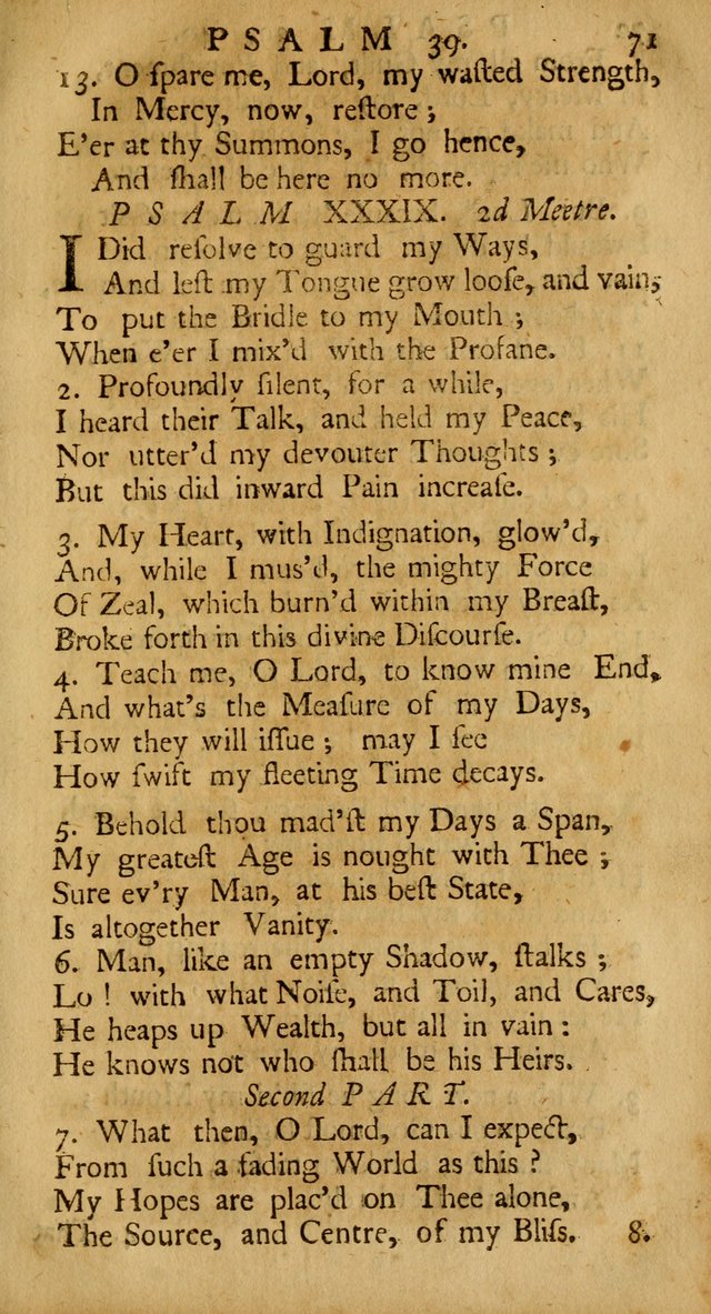 A New Version of the Psalms of David: Fitted to the Tunes Used in the Churches, With Several Hymns Out of the Old, and New, Testament page 80