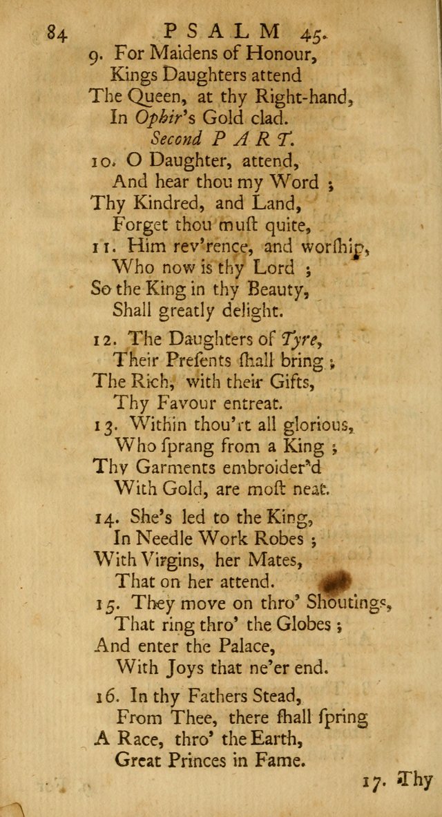 A New Version of the Psalms of David: Fitted to the Tunes Used in the Churches, With Several Hymns Out of the Old, and New, Testament page 93