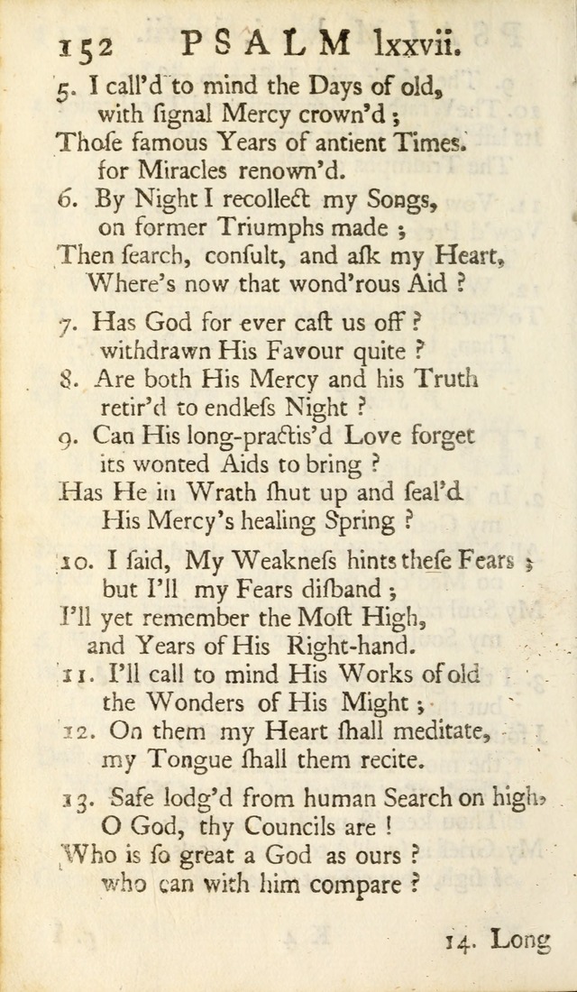 A New Version of the Psalms of David: Fitted to the Tunes Used in Churches page 152