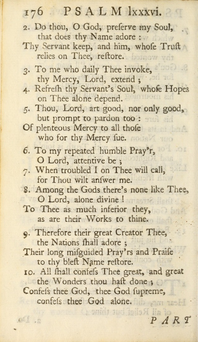 A New Version of the Psalms of David: Fitted to the Tunes Used in Churches page 176