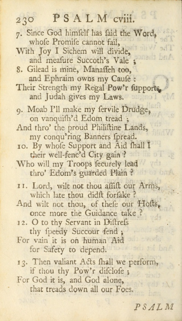 A New Version of the Psalms of David: Fitted to the Tunes Used in Churches page 230