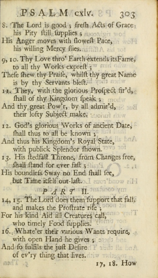 A New Version of the Psalms of David: Fitted to the Tunes Used in Churches page 303