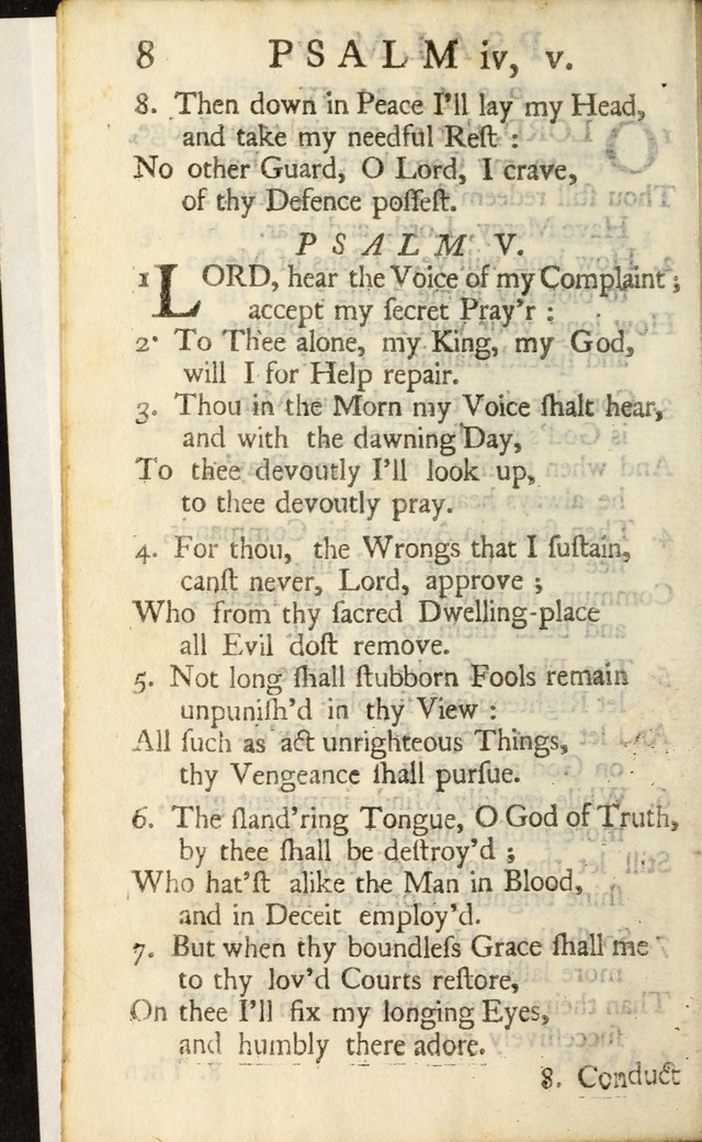 A New Version of the Psalms of David: Fitted to the Tunes Used in Churches page 8