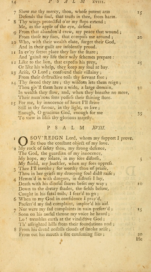 New Version of the Psalms of David page 14