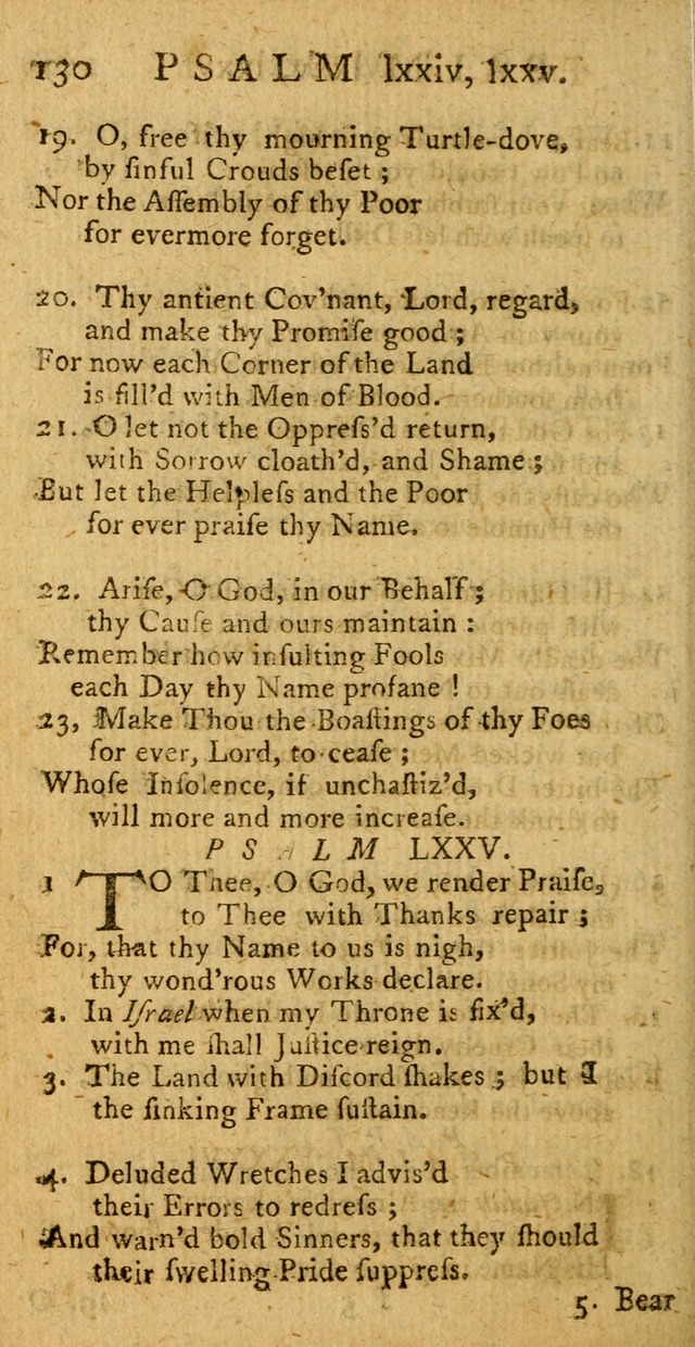 A New Version of the Psalms of David: fitted to the Tunes used in Churches page 130