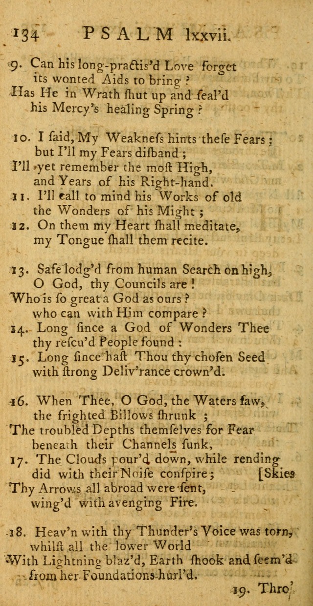 A New Version of the Psalms of David: fitted to the Tunes used in Churches page 134