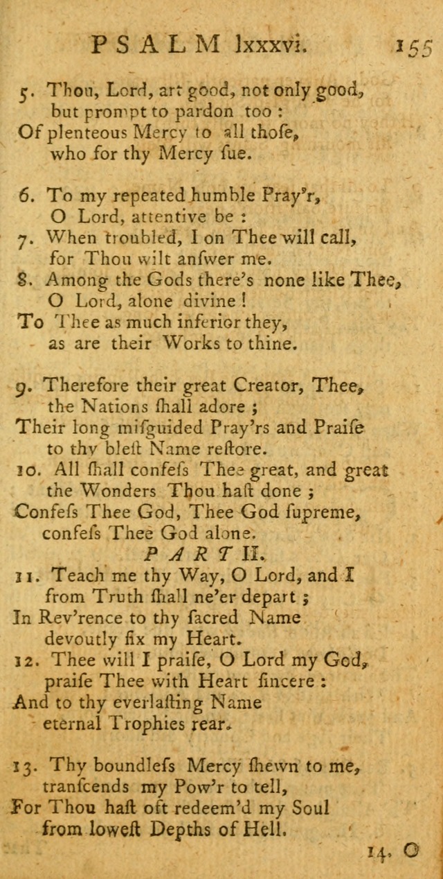 A New Version of the Psalms of David: fitted to the Tunes used in Churches page 155