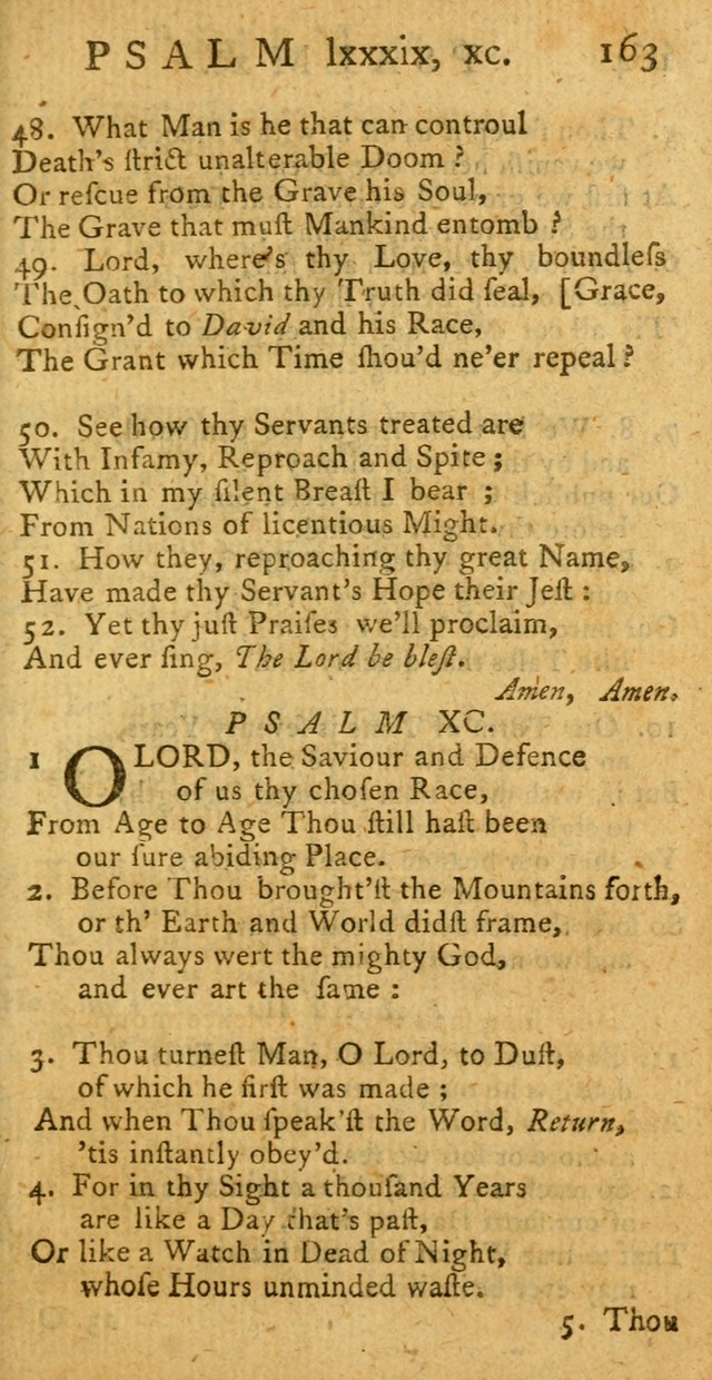 A New Version of the Psalms of David: fitted to the Tunes used in Churches page 163