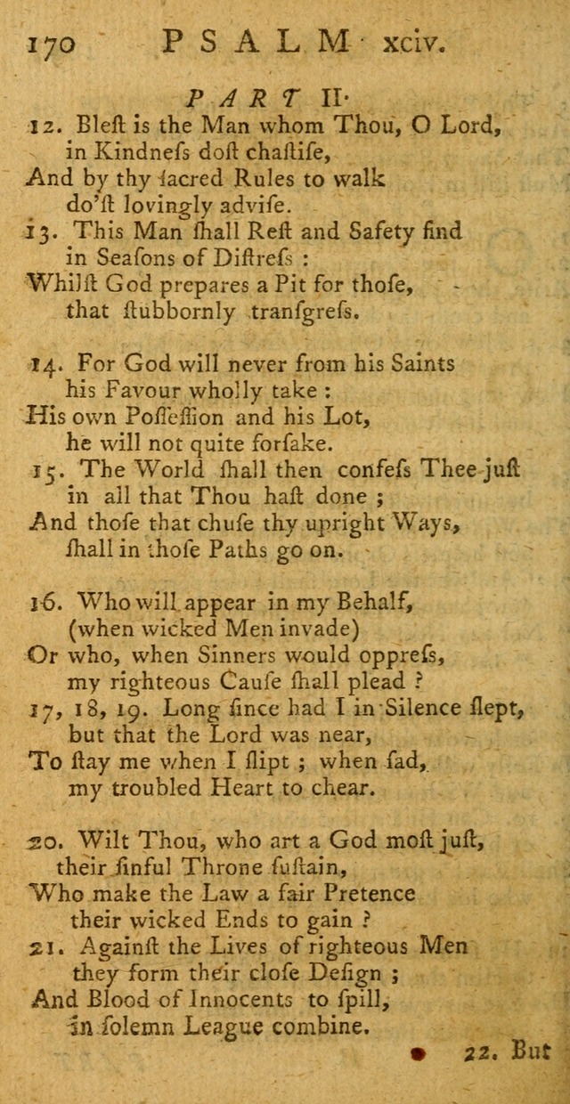 A New Version of the Psalms of David: fitted to the Tunes used in Churches page 170