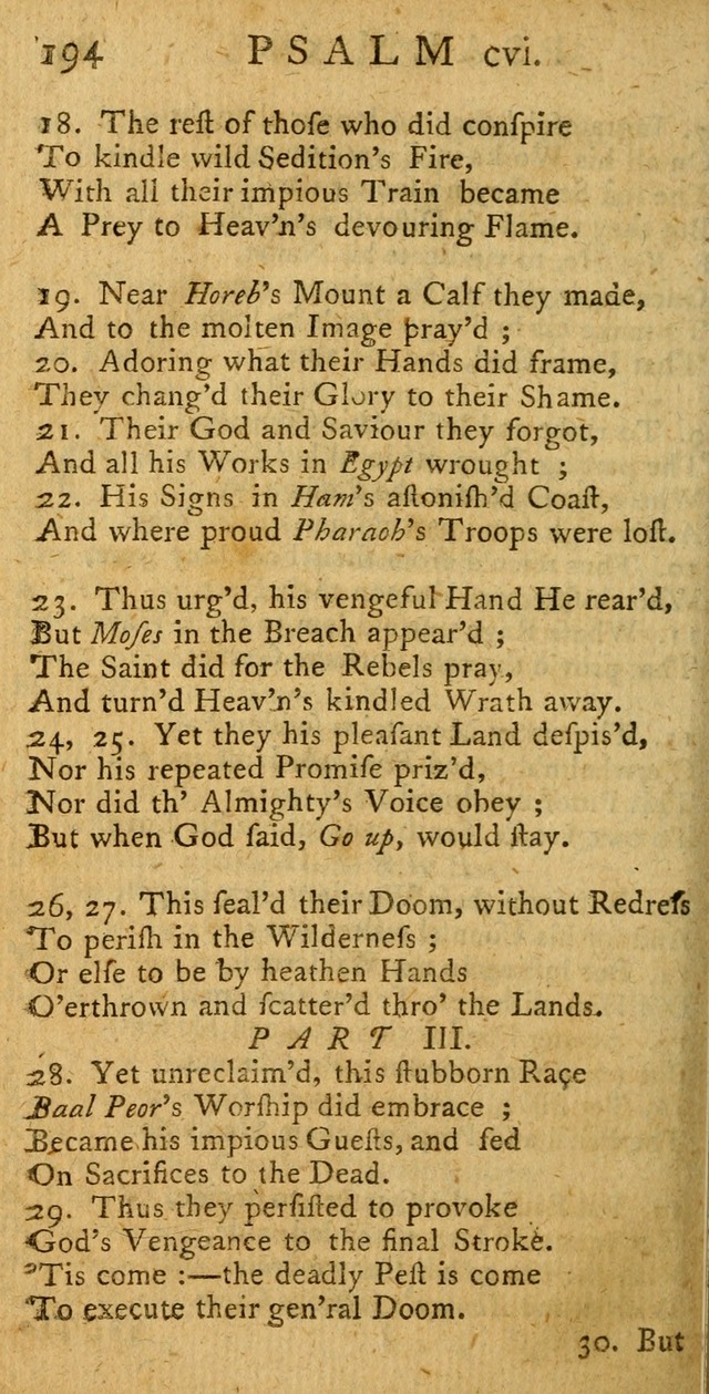 A New Version of the Psalms of David: fitted to the Tunes used in Churches page 194