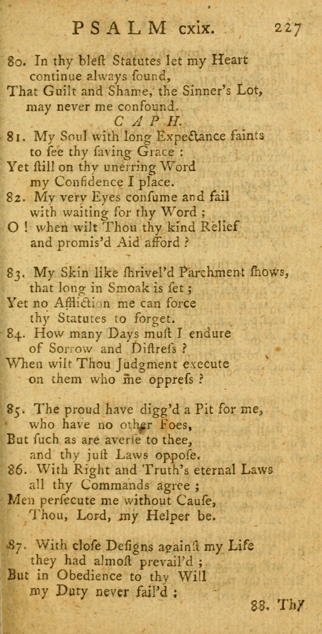 A New Version of the Psalms of David: fitted to the Tunes used in Churches page 227