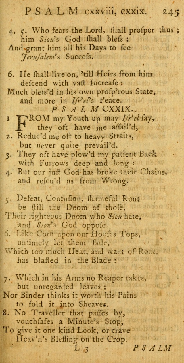 A New Version of the Psalms of David: fitted to the Tunes used in Churches page 245