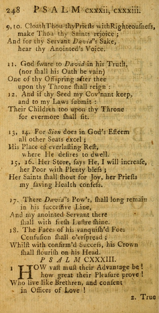 A New Version of the Psalms of David: fitted to the Tunes used in Churches page 248