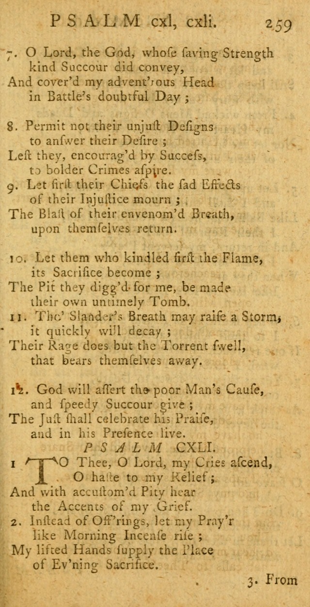 A New Version of the Psalms of David: fitted to the Tunes used in Churches page 259