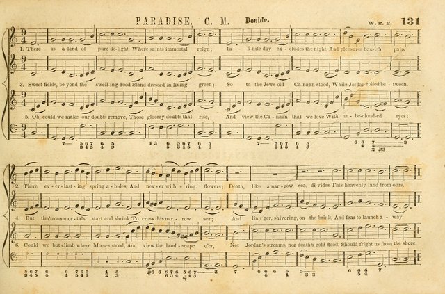 The New York Choralist: a new and copious collection of Psalm and hymn tunes adapted to all the various metres in general use with a large variety of anthems and set pieces page 131