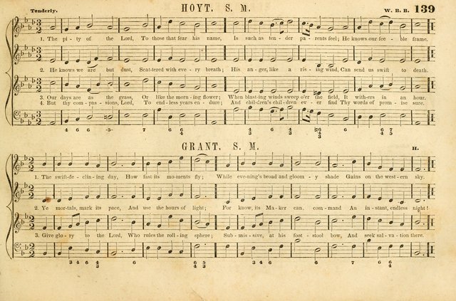 The New York Choralist: a new and copious collection of Psalm and hymn tunes adapted to all the various metres in general use with a large variety of anthems and set pieces page 139