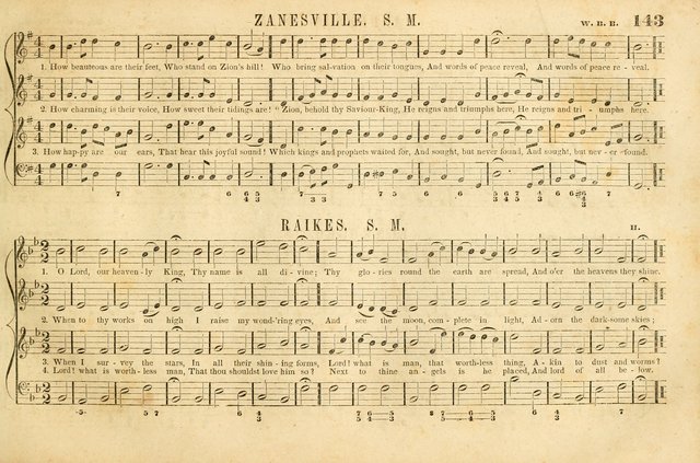 The New York Choralist: a new and copious collection of Psalm and hymn tunes adapted to all the various metres in general use with a large variety of anthems and set pieces page 143