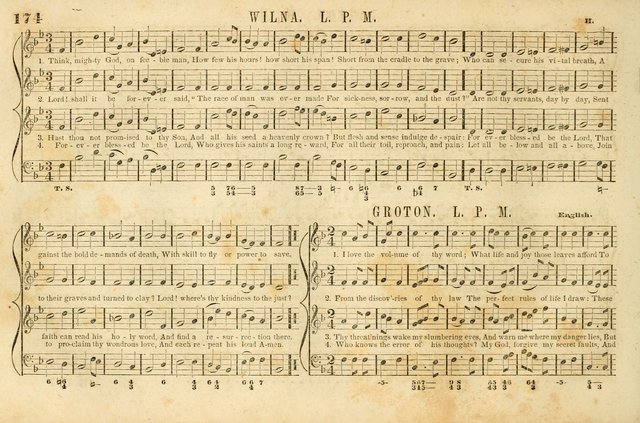 The New York Choralist: a new and copious collection of Psalm and hymn tunes adapted to all the various metres in general use with a large variety of anthems and set pieces page 174