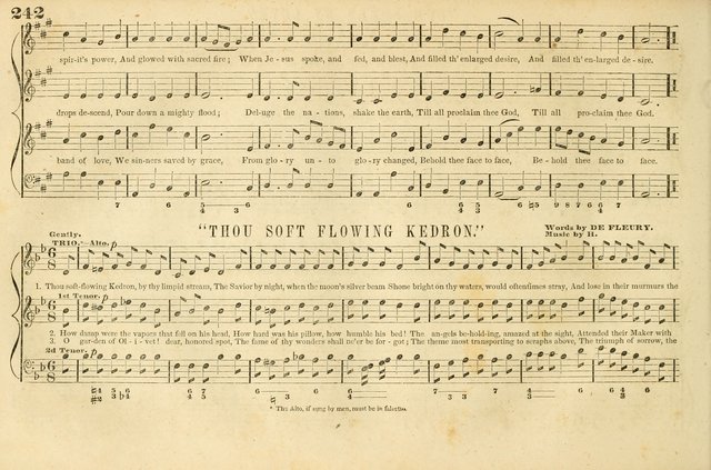 The New York Choralist: a new and copious collection of Psalm and hymn tunes adapted to all the various metres in general use with a large variety of anthems and set pieces page 242