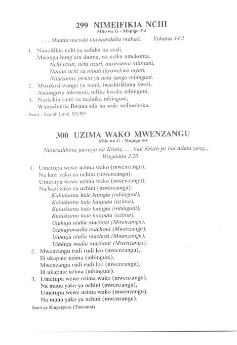 Nyimbo Za Imani Yetu page 153