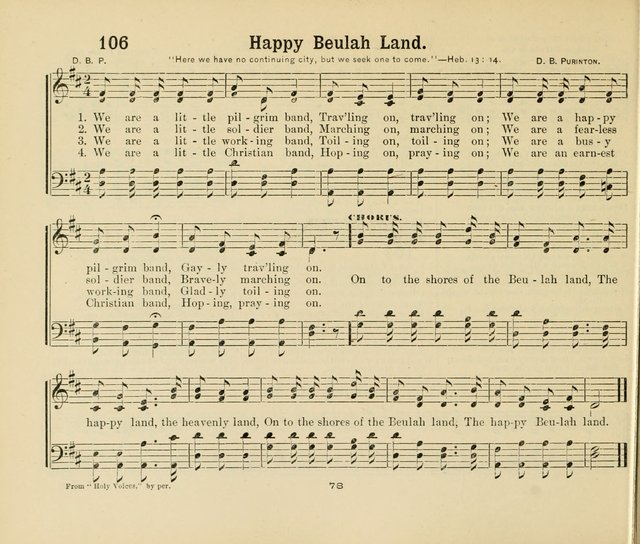 Notes of Victory for Sunday Schools: Wherein an endeavor has been made to present the Way to Victory; the Powers of Victory; the Results of Victory page 78