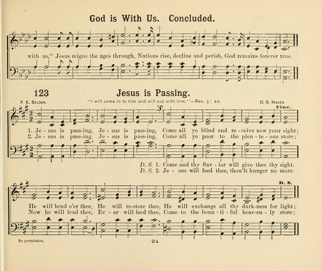 Notes of Victory for Sunday Schools: Wherein an endeavor has been made to present the Way to Victory; the Powers of Victory; the Results of Victory page 91