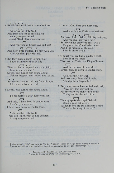 The Oxford Book of Carols page 117