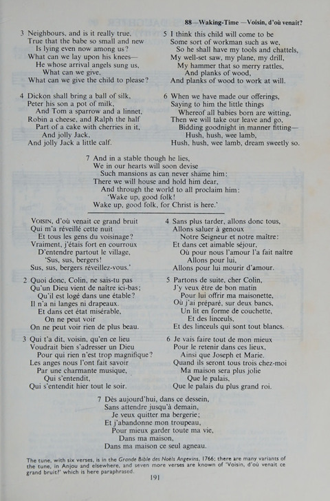 The Oxford Book of Carols page 191