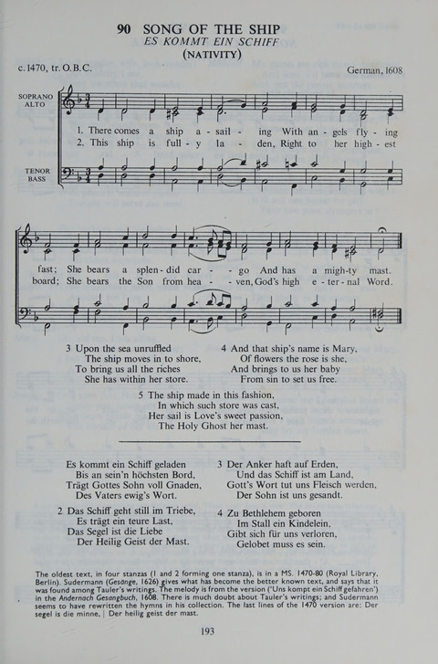 The Oxford Book of Carols page 193