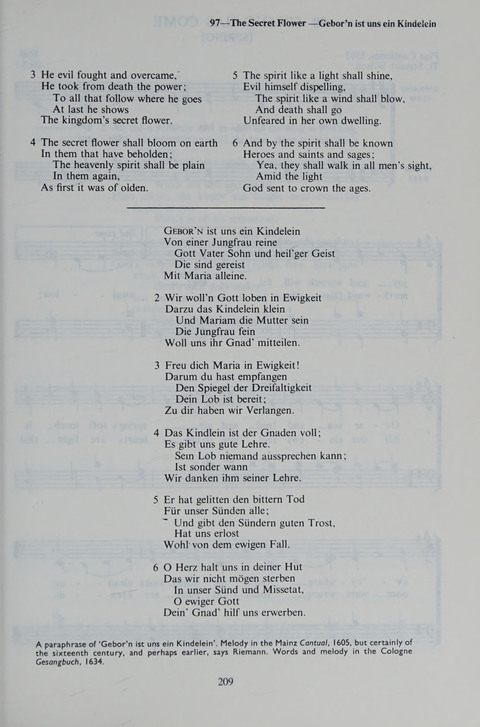 The Oxford Book of Carols page 209