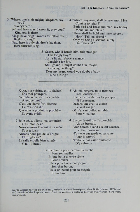 The Oxford Book of Carols page 231