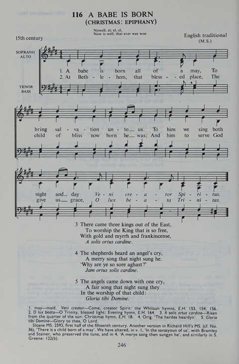 The Oxford Book of Carols page 246