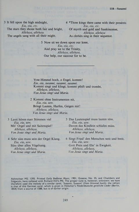 The Oxford Book of Carols page 249