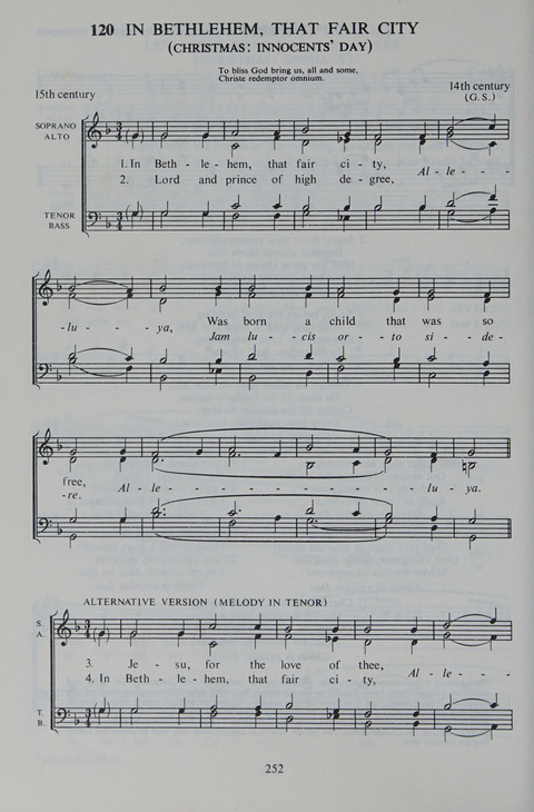 The Oxford Book of Carols page 252