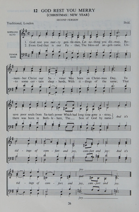 The Oxford Book of Carols page 26