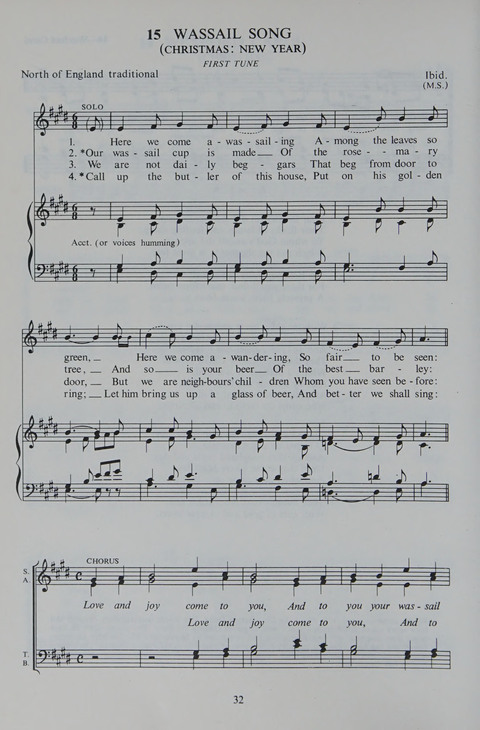 The Oxford Book of Carols page 32