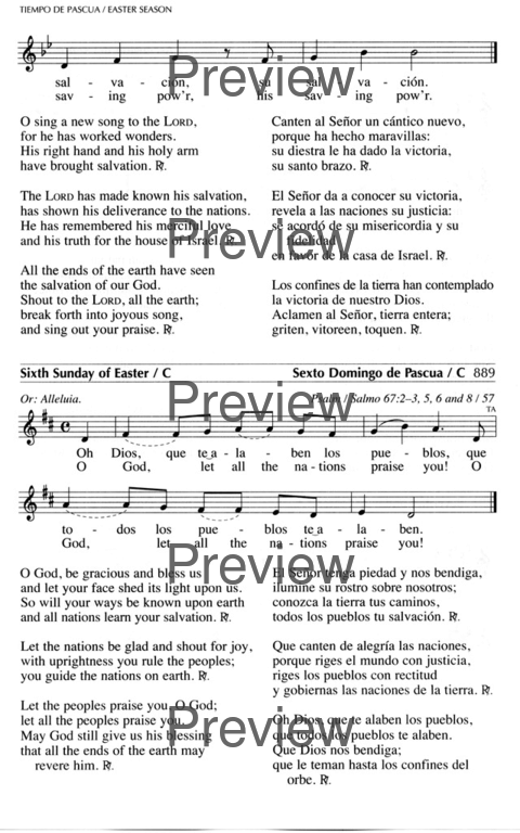 Oramos Cantando = We Pray In Song page 1002