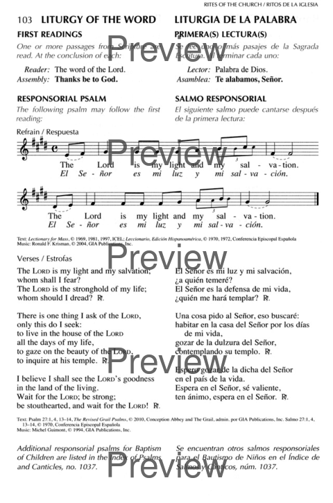 Oramos Cantando = We Pray In Song page 124