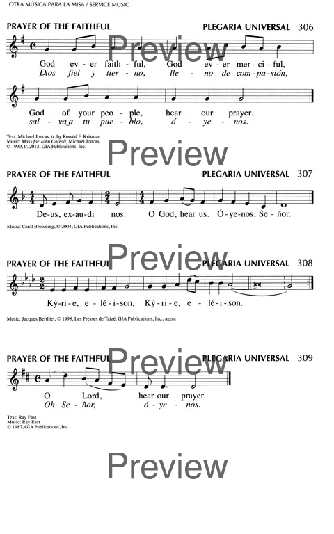 Oramos Cantando = We Pray In Song page 259